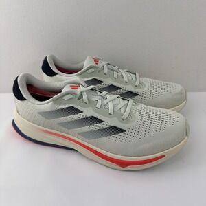 Adidas Adizero Boston 12 Running Shoes Men's Size 12.5 | White/Red/Black‎